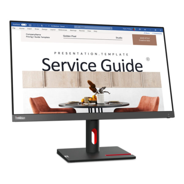 23.8" LENOVO S24i-30 IPS 4ms 100Hz HDMI+VGA VESA - Görsel 5