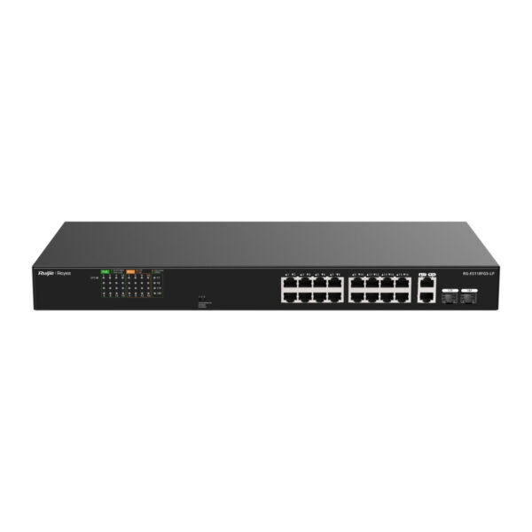 RUIJIE REYEE RG-ES118FGS-LP 16FE Port 120W Poe, 2x Combo Uplink - Görsel 3