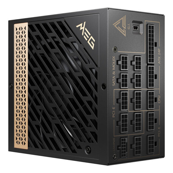 MSI MEG AI1300P PCIE5 1300W 80+ PLATINUM POWER SUPPLY - Görsel 7