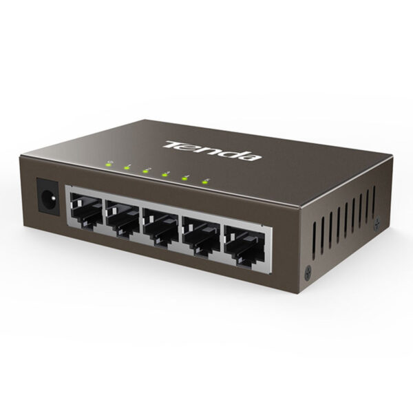TENDA TEG1005D 5GE Port Metal Desktop Switch - Görsel 4