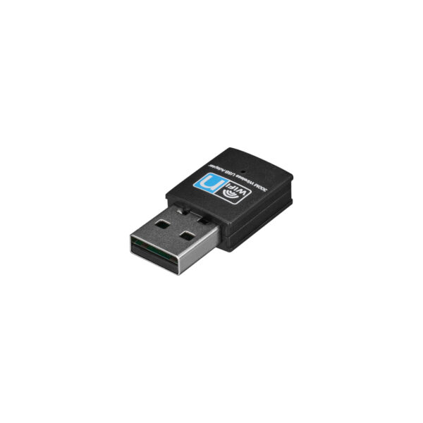 HYTECH HY-300N 2.4GHz 300Mbps(2T2R) 2dBi Dahili Antenli Usb Kablosuz Mini Adaptö - Görsel 3