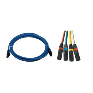 ERAT UTP CAT6  0,50m 4x2x24# LS0H Patch Cord Mavi
