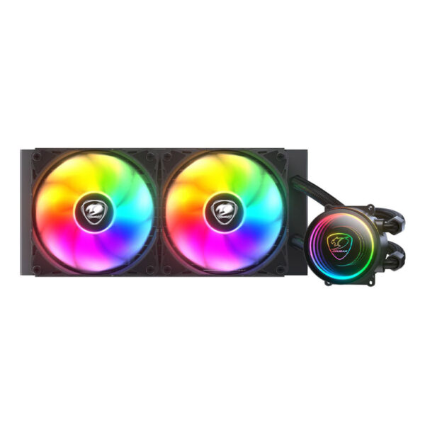 COUGAR POSEIDON ELITE ARGB 240 LIQUID Intel (1700, 1200), AMD Uyumlu COOLE BLACK - Görsel 4