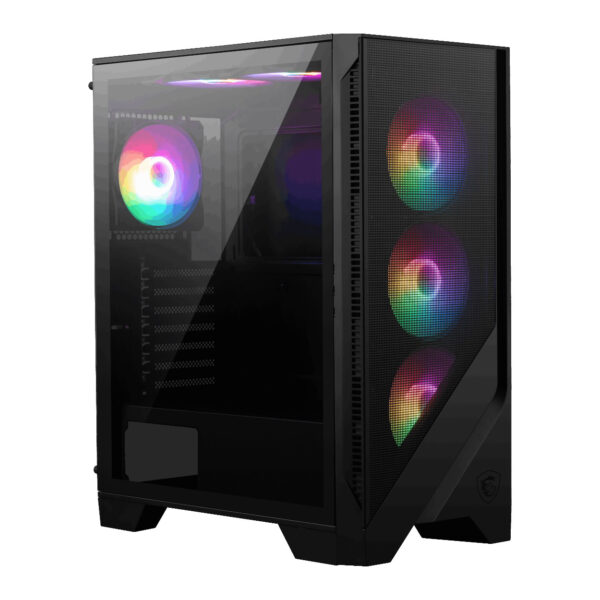 MSI MAG FORGE 120A AIRFLOW TEMPERLİ CAM 6 X120MM AUTO RGB FAN ATX GAMING KASA - Görsel 10
