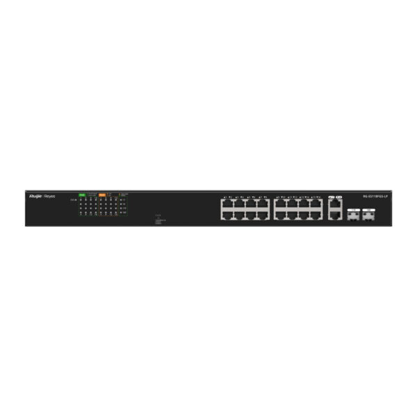 RUIJIE REYEE RG-ES118FGS-LP 16FE Port 120W Poe, 2x Combo Uplink - Görsel 4