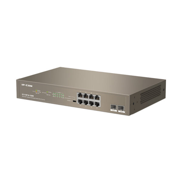IP-COM G1110P-8-150W 8GE PoE Port (150W), 2xSFP Switch - Görsel 3
