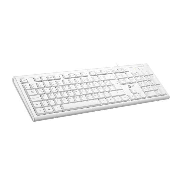 LENOVO LECOO KB101 BEYAZ KABLOLU Q KLAVYE - Görsel 4