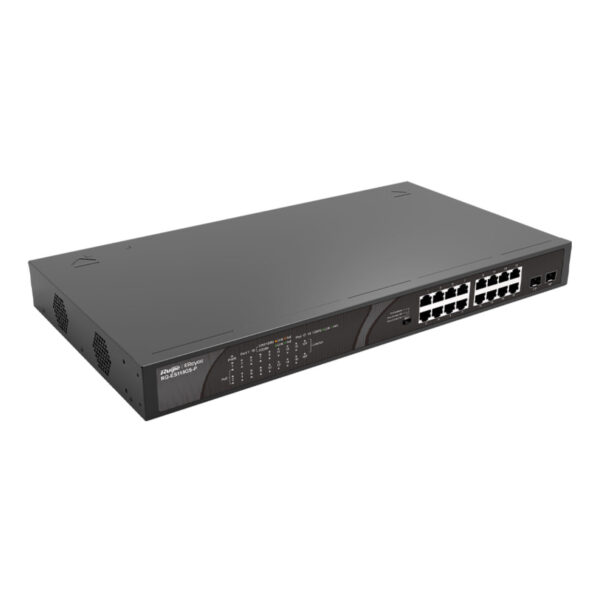 RUIJIE REYEE RG-ES118GS-P 16GE Port 247W Poe,  2GE SFP Uplink Rackmount Switch - Görsel 2