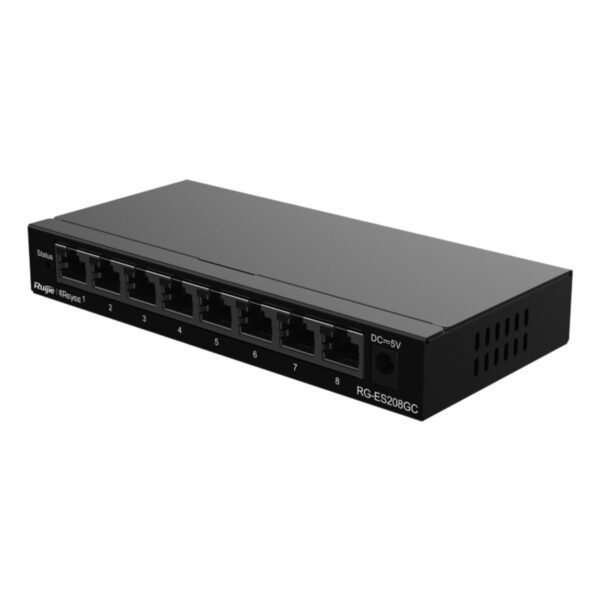 RUIJIE REYEE RG-ES208GC 8GE Port L2 Yönetilebilir Switch - Görsel 2