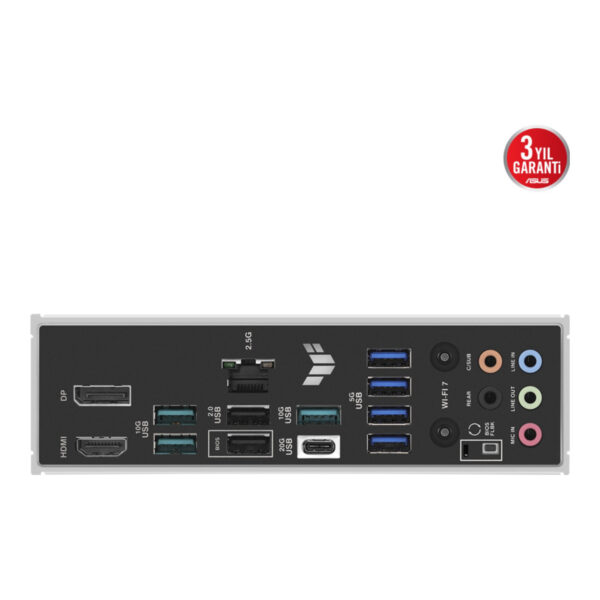 ASUS TUF GAMING B850-PLUS WIFI AM5 DDR5 8000 WiFi 7+BT 2.5GLAN ATX - Görsel 5