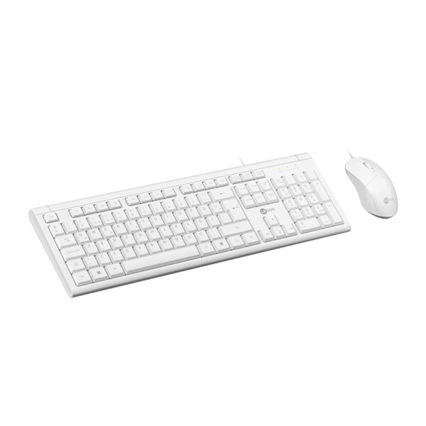 LENOVO LECOO CM101 BEYAZ KABLOLU MOUSE & KLAVYE SET - Görsel 3