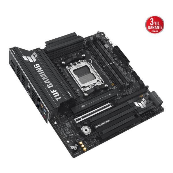 ASUS TUF GAMING B850M-PLUS WIFI AM5 DDR5 8000 WiFi 6E+BT AURA RGB 2.5GLAN mATX - Görsel 6