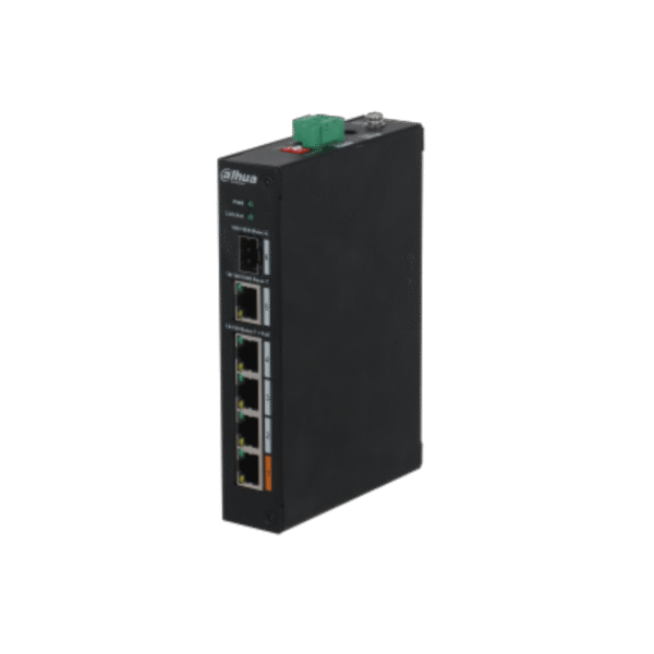 DAHUA PFS3106-4ET-60 4FE PoE Port (60W), 1GE Uplink,1xSFP Endüstriyel Switch - Görsel 2