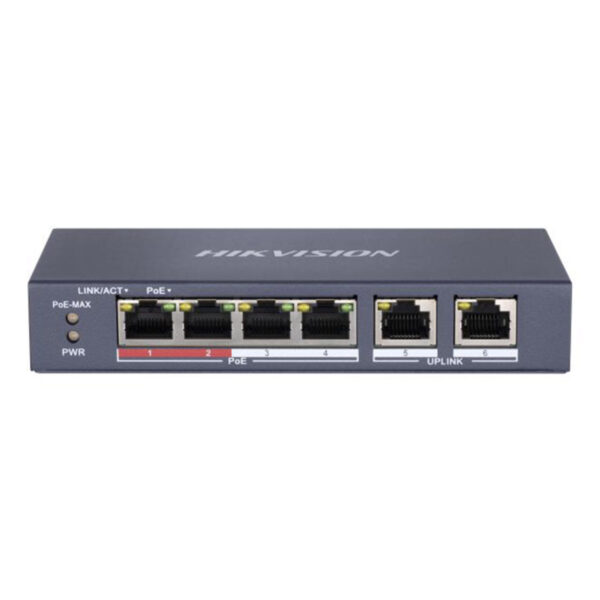 HIKVISION DS-3E0106P-E/M 10/100 4 PORT POE SWITCH