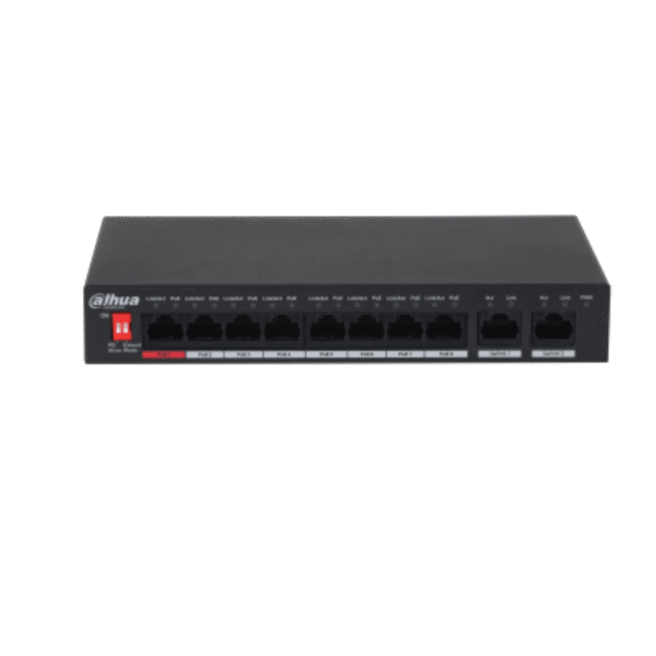 DAHUA PFS3010-8ET-96 8FE PoE Port (96W), 2GE Uplink Switch - Görsel 2