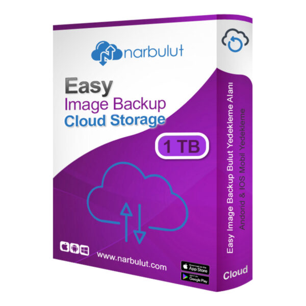 NARBULUT Easy Image Backup  1TB Bulut Alan +1 Yıl destek