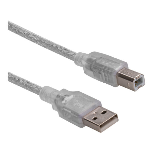 S-LINK SL-U2015  1.5m Şeffaf USB2.0 Yazıcı Kablosu - Görsel 3
