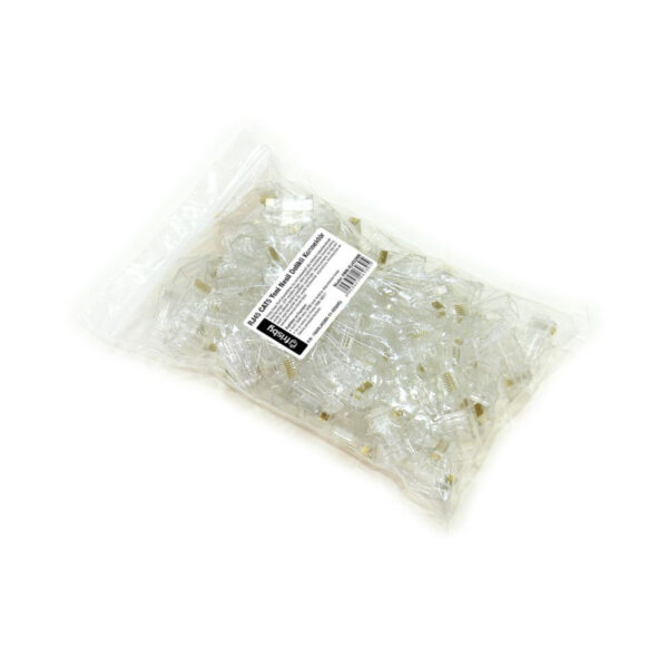FRISBY FNW-RJ4526N RJ-45 Cat 5 Yeni Nesil Delikli Konnektör 100'lü Kutu - Görsel 2