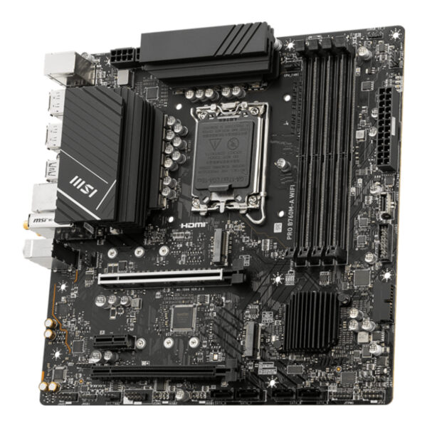 MSI PRO B760M-A WIFI SOKET 1700 DDR5 6800(OC) PCI-E M.2 USB3.2 HDMIDP 1X 2.5G LA - Görsel 5