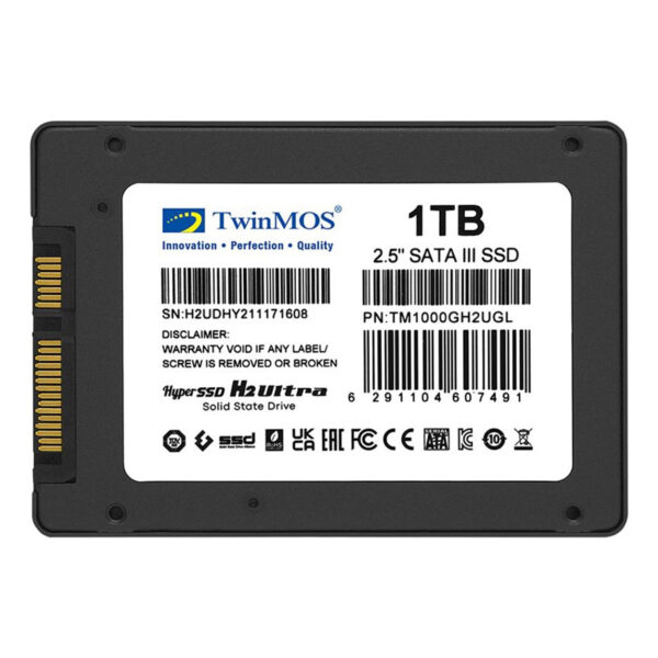 TwinMOS 1TB SATA3 SSD 580Mb-550Mb/s  3DNAND - Görsel 3