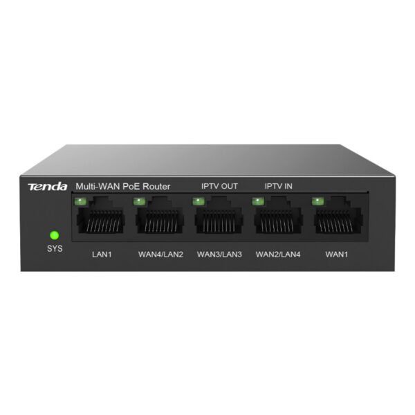 TENDA G0-5G-PoE 5-port Gigabit Ethernet PoE Router - Görsel 2