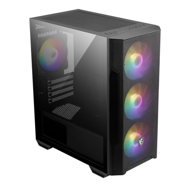 MSI MAG FORGE M100R Temperli Cam 3x120mm 1x120mm ARGB Fan mATX Gaming Bilgisayar - Görsel 7