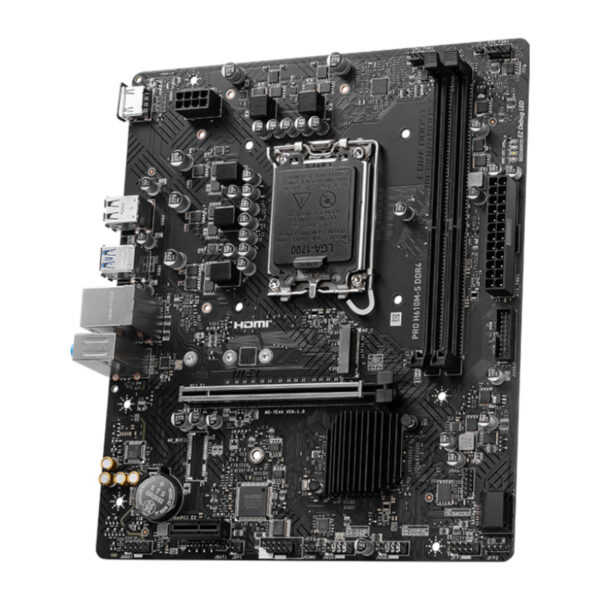 MSI MB PRO H610M-S DDR4 SOKET 1700 DDR4 3200(OC) HDMI  M.2 USB3.2 1x 1G LAN mATX - Görsel 5