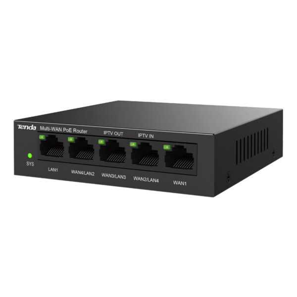 TENDA G0-5G-PoE 5-port Gigabit Ethernet PoE Router - Görsel 3