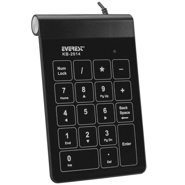 EVEREST KB-2014 Beyaz Dokunmatik Numerik Standart USB Klavye - Görsel 3