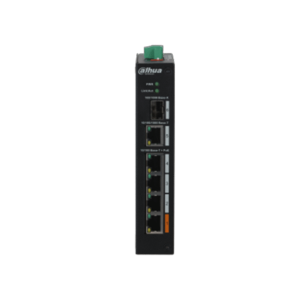DAHUA PFS3106-4ET-60 4FE PoE Port (60W), 1GE Uplink,1xSFP Endüstriyel Switch - Görsel 3
