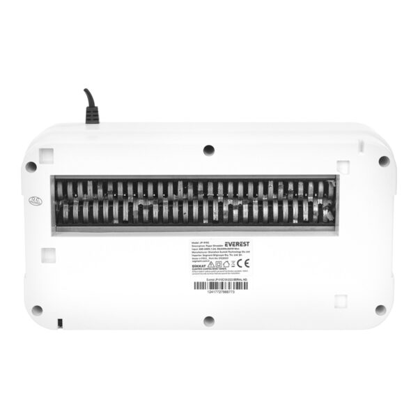EVEREST JP-919C Evrak İmha Makinesi 312 *167.3 * 350mm Cross Cut Paper Shredder - Görsel 5