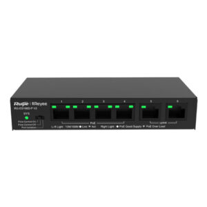 RUIJIE REYEE RG-ES106D-P 4FE Port 54W Poe, 2xFE Uplink Switch