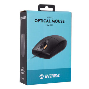 EVEREST SM-601 USB Siyah Optik Mouse