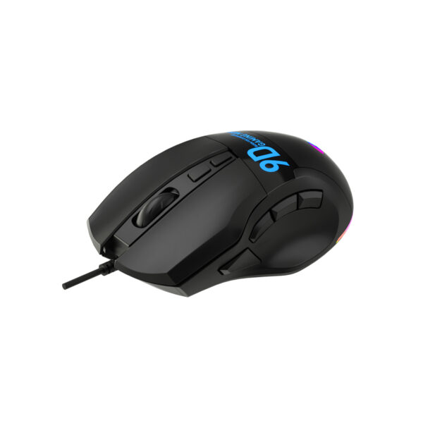 LENOVO LECOO MS130 SİYAH KABLOL RGB LED AYDINLATMALI 7200DPI MAKRO OYUNCU MOUSE - Görsel 2