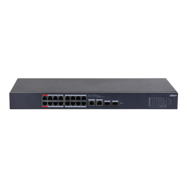DAHUA CS4218-16ET-190 16FE PoE Port (190W), 2GE Combo, 2xSFP Cloud Managed Switc - Görsel 2