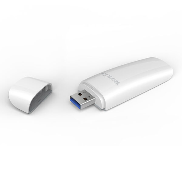 TENDA U12 AC1300 400Mbps+867Mbps Wireless Dual Band  Auto-Install USB Adapter - Görsel 3