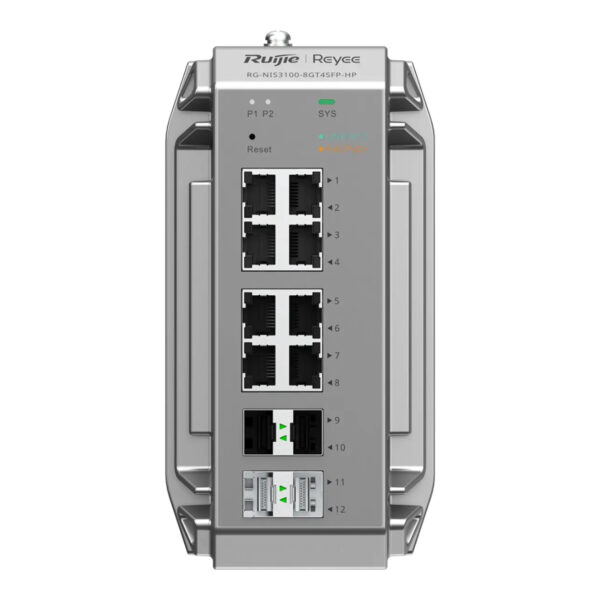 RUIJIE REYEE RG-NIS3100 8GE PoE/PoE+, 4GE SFP,240W Endüstriyel - Görsel 3