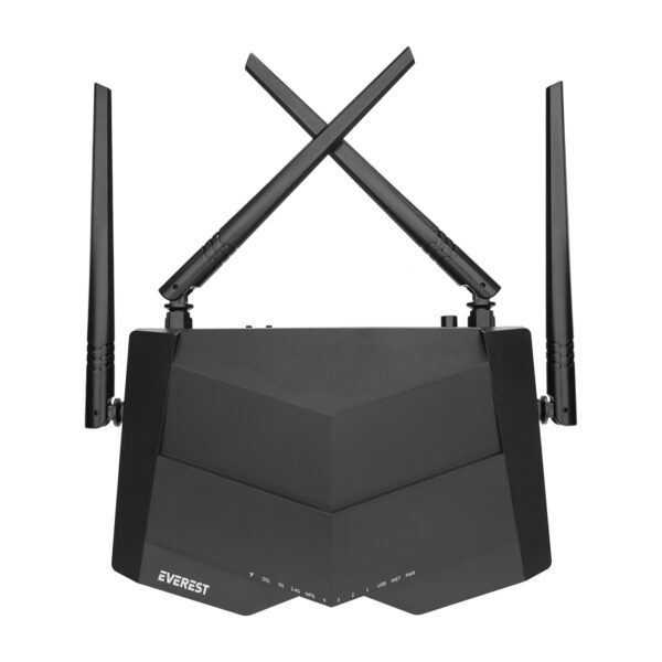 Everest SG-V1200 AC1200 Dualband Wi-Fi Gigabit VDSL2/ADSL2 4*5dbi Modem Router
