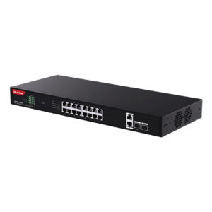 IP-COM G1120P-16-250W 16GE PoE Port (250W), 2GE Uplink, 2x SFP Switch