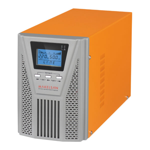 MAKELSAN POWERPACK SE 1 KVA 4-8dk 2x7AH 1/1  UPS - Görsel 2