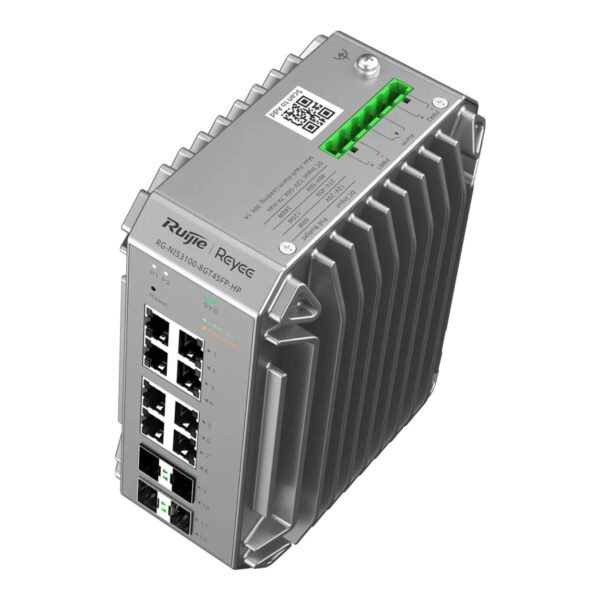RUIJIE REYEE RG-NIS3100 8GE PoE/PoE+, 4GE SFP,240W Endüstriyel - Görsel 4