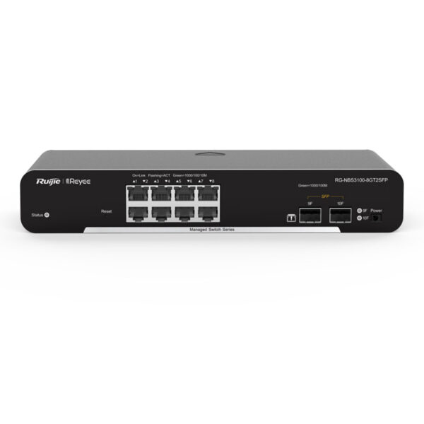 RUIJIE REYEE RG-NBS3100-8GT2SFP 8GE Port +2X1GE SFP L2 Cloud Yönetilebilir Switc - Görsel 2