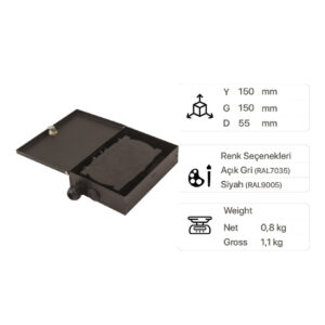 Erat Fiber 6 Port SC DX Small Duvar Tipi Fiber Panel