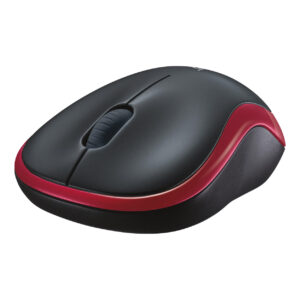 LOGITECH M185 Kırmızı-Gri Kablosuz Mouse