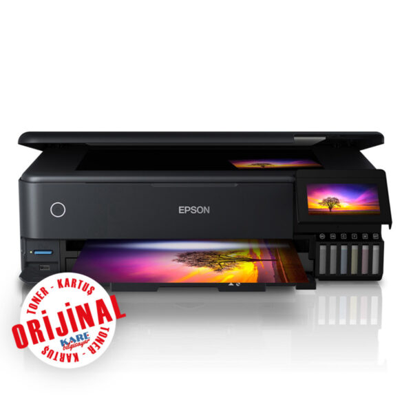 EPSON L8180 EcoTank A3  WiFi, Eth.Dublex, Yazıcı Tarayıcı,Fotokopi LCD