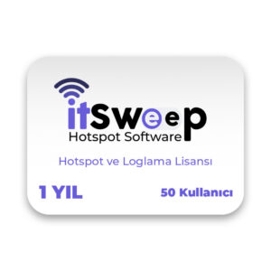 ITSWEEP HS1-50 Hotspot ve Loglama Lisansı - 1 Yıl (50 Kullanıcı)