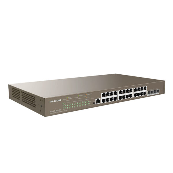 IP-COM G5328XP-24-410W 24GE PoE Port (370W), 4x10G SFP L3 Cloud Yönetilebilir SW - Görsel 3