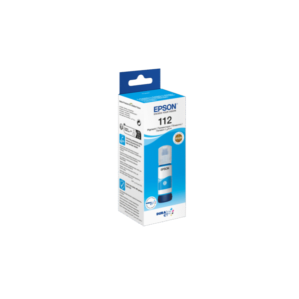 EPSON T06C2 (112) EcoTank Cyan Mavi Şişe Mürekkep 70ml