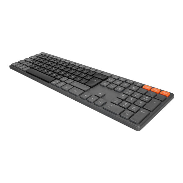 EVEREST KB-2610 Siyah/Gri 2.4G BT1 BT2 3 in 1 Q Kablosuz Klavye - Görsel 4