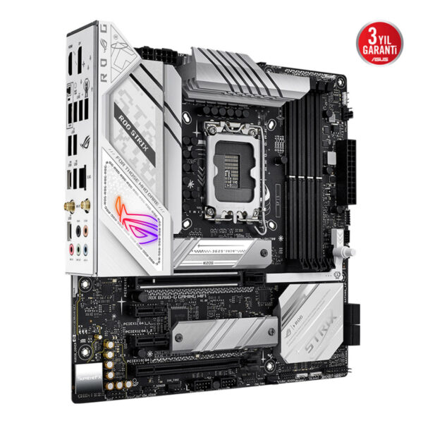 ASUS ROG STRIX B760-G GAMING WIFI 1700P DDR5 SES GLAN DP/HDMI SATA3 USB3.2 mATX - Görsel 4